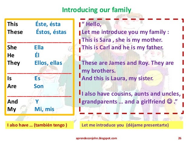 News now usa china Que significa my family en ingles